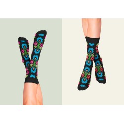 Colorful folk socks